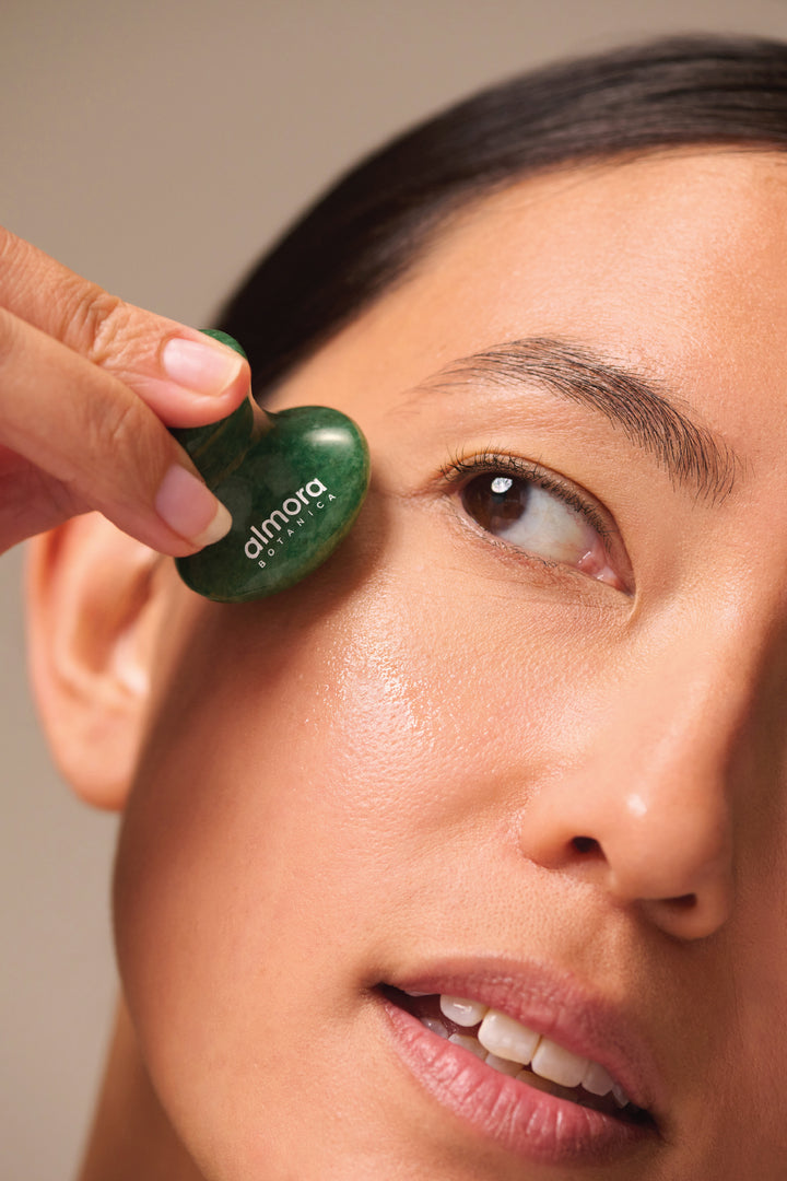 Set of Aventurine Mushroom Gua Sha