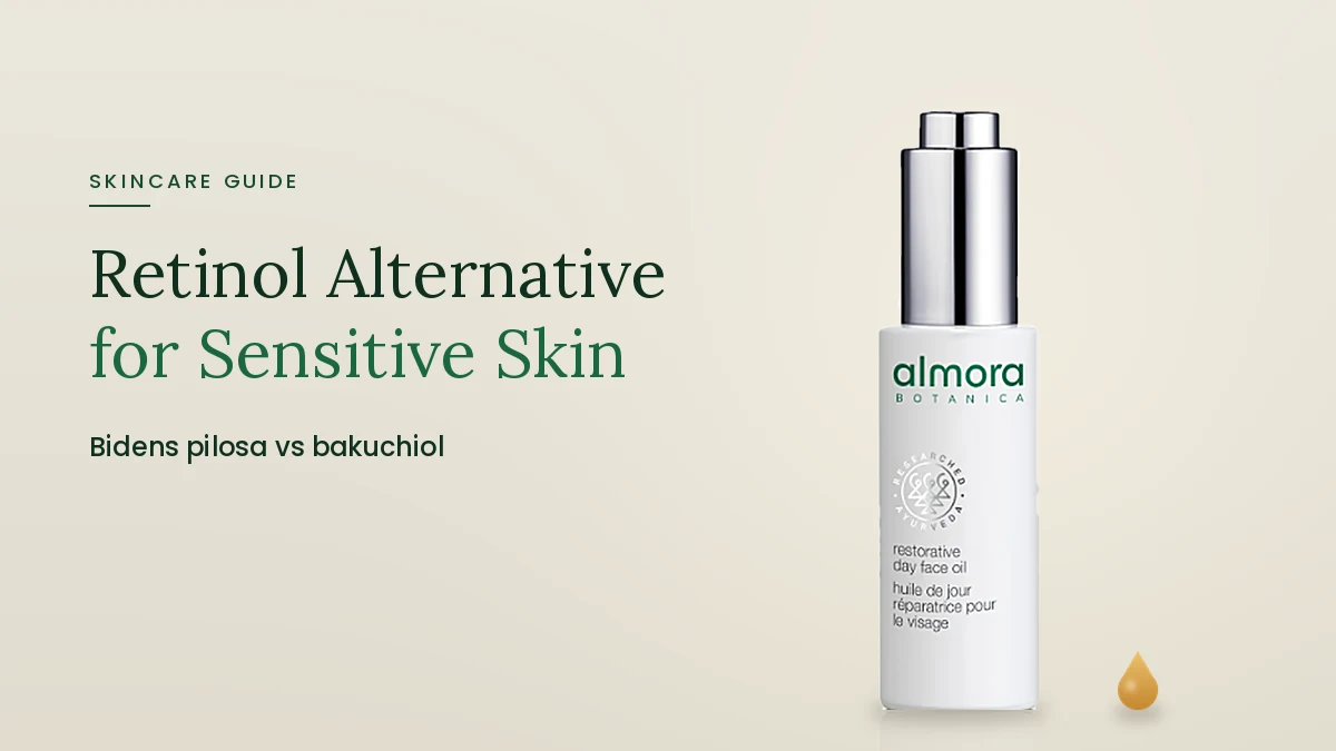 Almora Botanica Restorative Day Face Oil, retinol alternative for sensitive skin