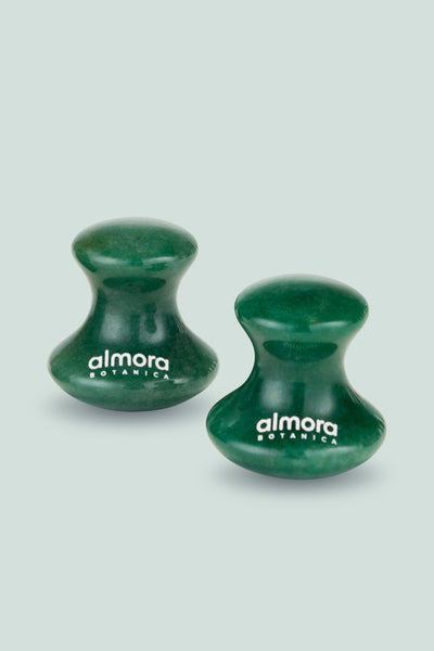 Set of Aventurine Mushroom Gua Sha